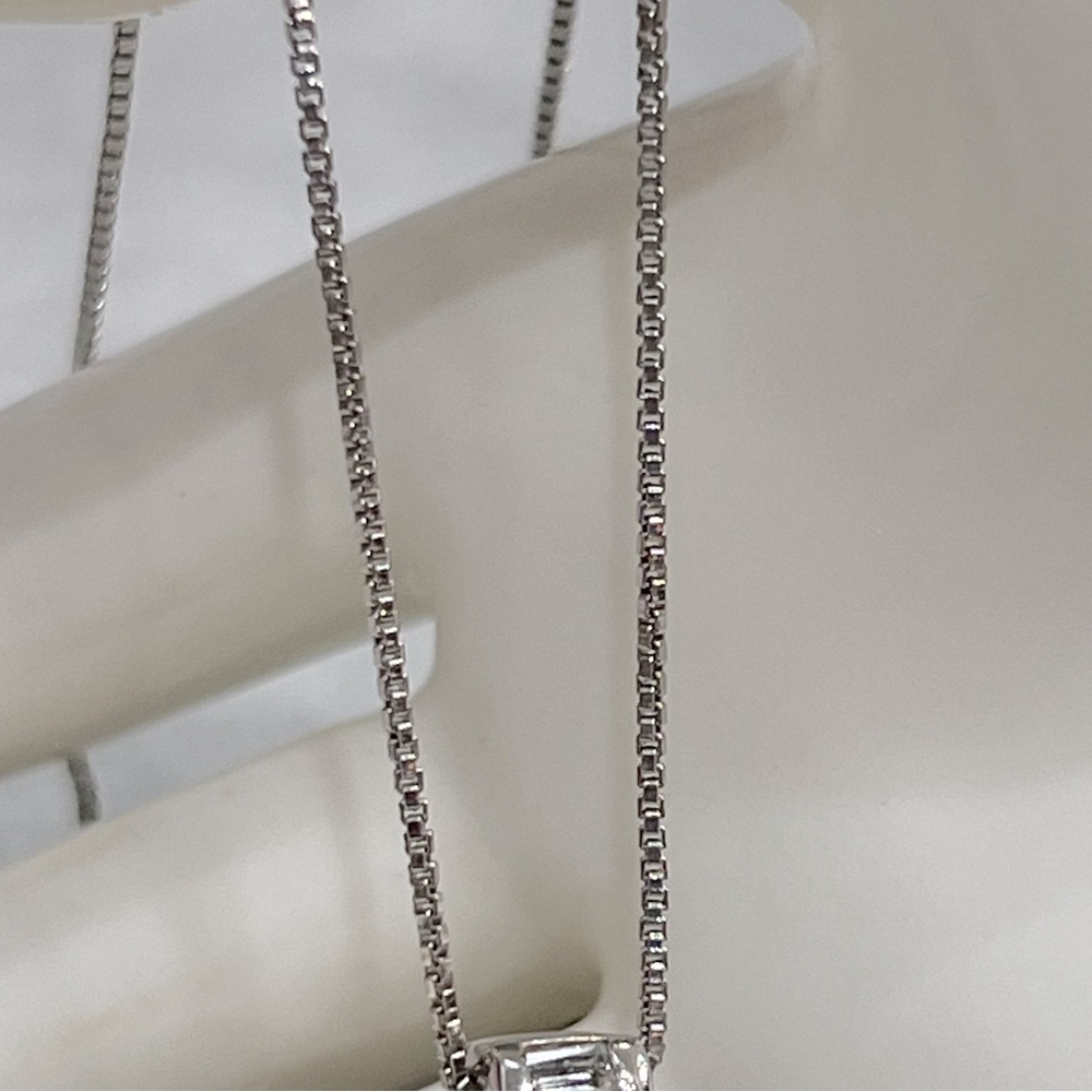White South Sea Pearl White Topaz Sterling Silver Pendant Necklace - Picture 8 of 12